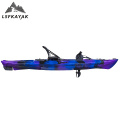 LSF 12 Ft Fishing Sit On Top Flap Pedal Kayak With Rudder